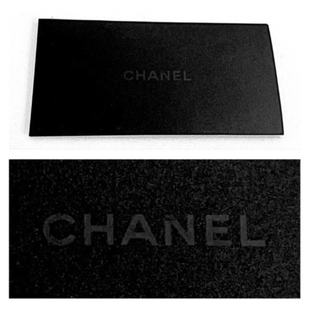 Authentic LARGE Chanel Black Signature Logo Paper Envelope!
